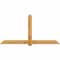 Ekena Millwork Eugene Rough Sawn Timber Gable Bracket, Western Red Cedar, 96"W x 48"H x 4"D x 6"F, 12/12 Pitch GBW096X48X0406EUG00RWR - alternate 1